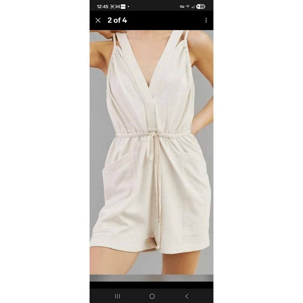 Daily Practice by Anthropologie The Playa Del Amore Romper Women's Size Medium